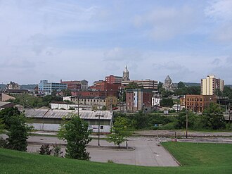 Skyline view of Butler, Pennsylvania