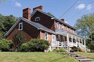 The Enoch Wright House, a historic home in Peters Township, Pennsylvania