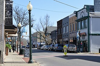 View of Sewickley, Pennsylvania along the Ohio River